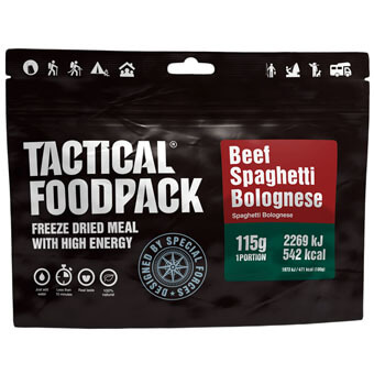 Spaghetti Bolognese z wołowiną TACTICAL FOODPACK