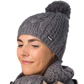 Czapka zimowa damska EISBAR AFRA POMPON BEANIE