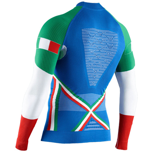 Koszulka z półgolfem X-BIONIC ENERGY ACCUMULATOR 4.0 SHIRT TURTLE NECK PATRIOT WŁOCHY
