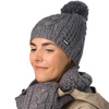 Czapka zimowa damska EISBAR AFRA POMPON BEANIE