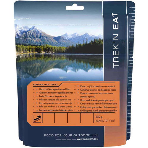 Kurczak z warzywami w śmietanie i ryżem TREK'N EAT