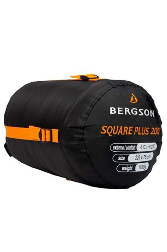 Śpiwór syntetyczny BERGSON SQUARE PLUS 200