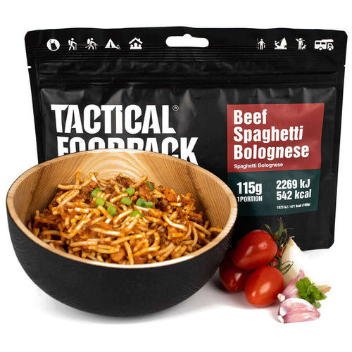 Spaghetti Bolognese z wołowiną TACTICAL FOODPACK
