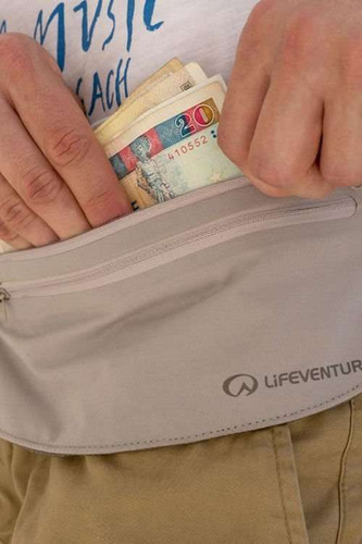 Pas biodrowy z ochroną RFID LIFEVENTURE RFID BODY WALLET WAIST