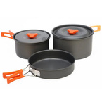 Zestaw naczyń turystycznych VANGO HARD ANODISED 2 PERSON COOK KIT