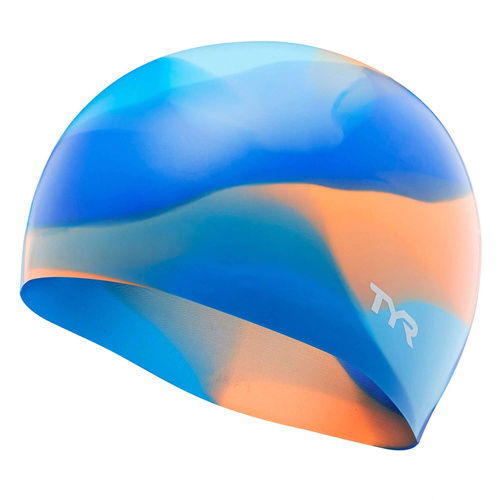 Czepek na basen dziecięcy TYR YOUTH SILICONE SWIM TIE DYE CAP