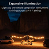 Zestaw lampek turystycznych BIOLITE STRING LIGHTS: Warm White