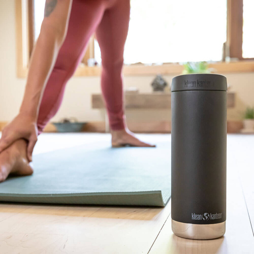 Butelka termiczna ze stali KLEAN KANTEEN TKWIDE INSULATED COFFEE TUMBLER Black | 350 ml - 592 ml
