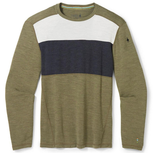 Koszulka wełniana męska SMARTWOOL CLASSIC THERMAL MERINO COLORBLOCK
