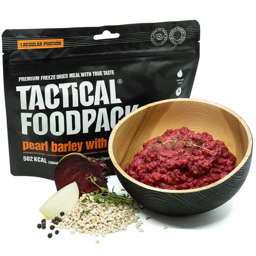 Danie z kaszą jęczmienną z burakami TACTICAL FOODPACK