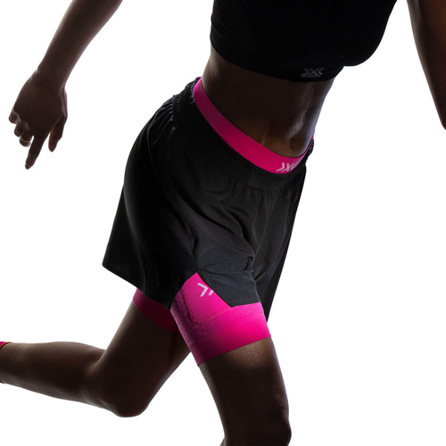 Spodenki do biegania damskie X-BIONIC EFFEKTOR 2IN1 SHORTS