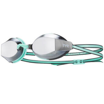 Okularki pływackie damskie TYR BLACK OPS 140 EV MIRRORED RACING WOMEN'S