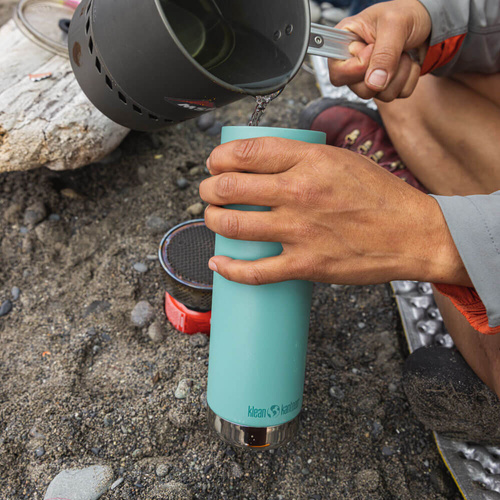 Butelka termiczna ze stali KLEAN KANTEEN TKWIDE INSULATED COFFEE TUMBLER Beryl Green | 350 ml - 592 ml