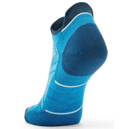 Skarpety do biegania damskie z wełny SMARTWOOL RUN LOW ANKLE SOCKS | Zero Cushion