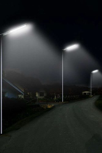 Uliczna lampa solarna z czujnikiem ruchu, panel o mocy 15W POWERNEED