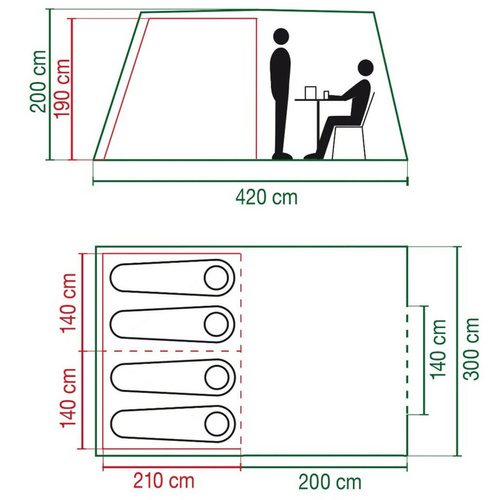 Namiot rodzinny COLEMAN COOK 4