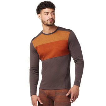 Koszulka SMARTWOOL CLASSIC THERMAL MERINO BASE LAYER COLORBLOCK CREW