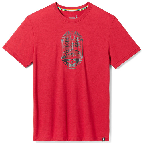 Koszulka wełniana unisex SMARTWOOL MOUNTAIN TRAIL GRAPHIC TEE