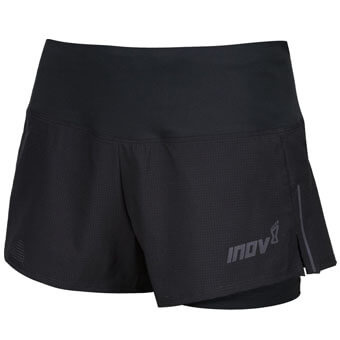 Spodenki do biegania damskie INOV-8 TRAILFLY ULTRA 3" 2IN1