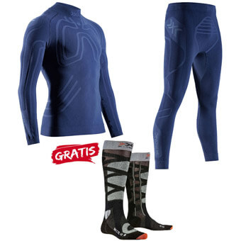 Zestaw / komplet bielizny męskiej X-BIONIC HEATLOOP + SKARPETY GRATIS