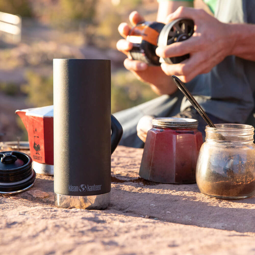 Butelka termiczna ze stali KLEAN KANTEEN TKWIDE INSULATED COFFEE TUMBLER Black | 350 ml - 592 ml