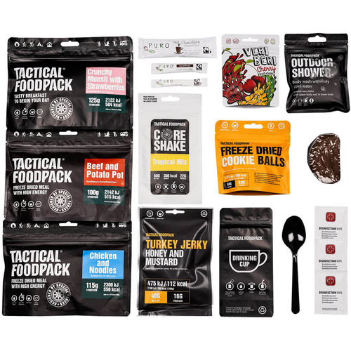Racja żywnościowa jednodniowa TACTICAL FOODPACK 3 MEAL RATION INDIA | 680g