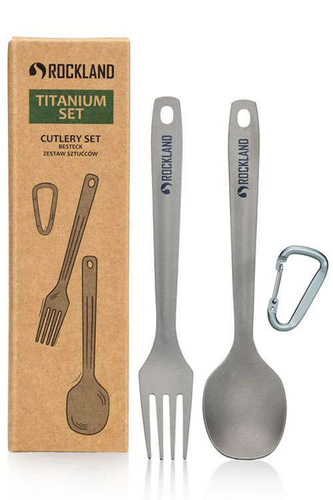 Zestaw sztućców tytanowych ROCKLAND TITANIUM SET
