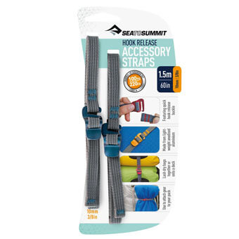 Pasy mocujące z hakami SEA TO SUMMIT ACCESSORY STRAPS WITH HOOK RELEASE | 1.5m - 10mm