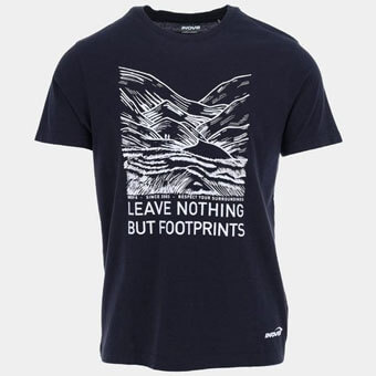 Koszulka męska INOV-8 GRAPHIC T-SHIRT "FOOTPRINTS"