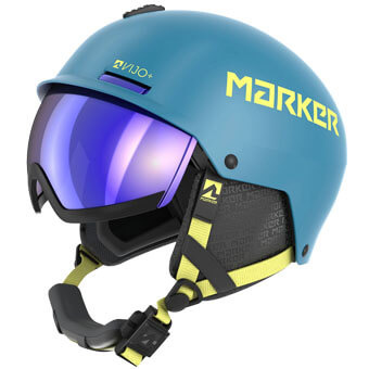 Kask narciarski dziecięcy MARKER VIJO+ z szybą cat.2