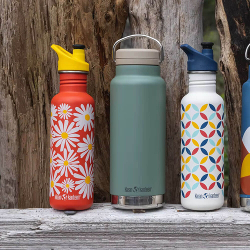 Butelka ze stali nierdzewnej KLEAN KANTEEN CLASSIC Daisy | 532 - 800 ml