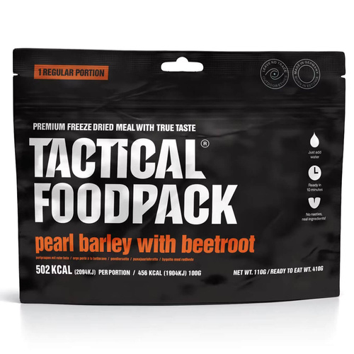 Danie z kaszą jęczmienną z burakami TACTICAL FOODPACK