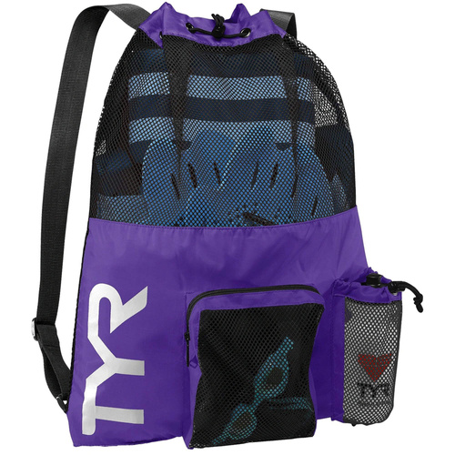 Plecak na sprzęt do pływania / treningu TYR BIG MESH MUMMY BACKPACK 40L