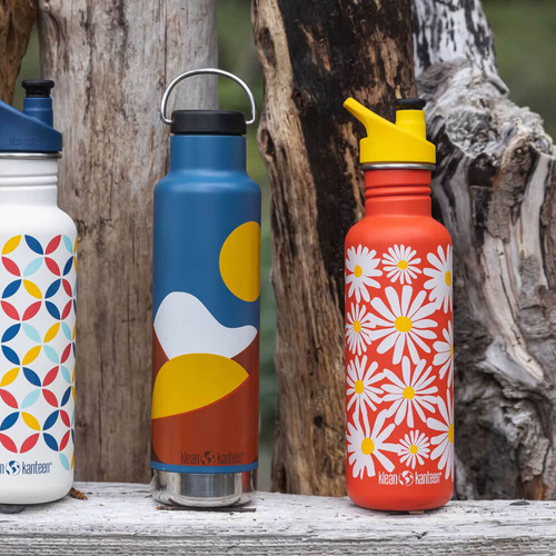 Butelka ze stali nierdzewnej KLEAN KANTEEN CLASSIC Daisy | 532 - 800 ml