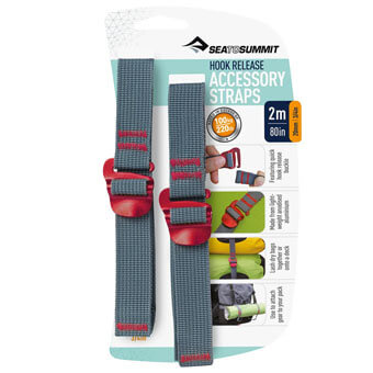 Pasy mocujące z hakami SEA TO SUMMIT ACCESSORY STRAPS WITH HOOK RELEASE | 2m - 20mm