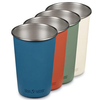 Zestaw kubków stalowych KLEAN KANTEEN STEEL PINT 473 ml | 4 szt.