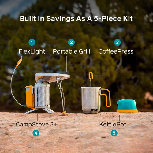 Zestaw kuchenny BIOLITE CAMPSTOVE COMPLETE COOK KIT