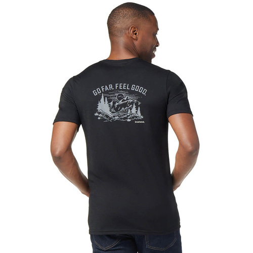 Koszulka wełniana męska SMARTWOOL WILDERNESS SUMMIT GRAPHIC TEE