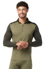 Koszulka wełniana męska SMARTWOOL CLASSIC THERMAL MERINO 1/4 ZIP
