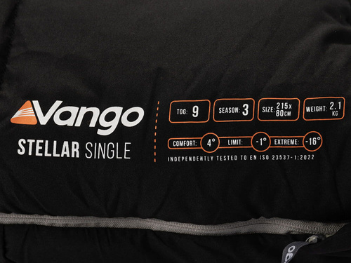 Śpiwór syntetyczny VANGO STELLAR SINGLE