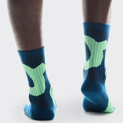 Skarpety miejskie ON RUNNING LIQUID LOGO SOCK HIGH (2 pary)