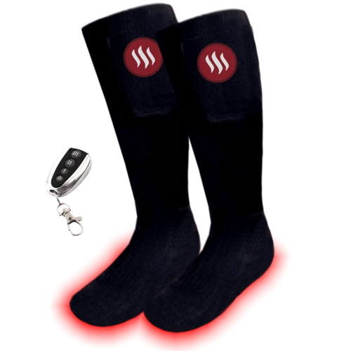 Skarpety narciarskie ogrzewane GLOVII HEATED SOCKS z pilotem i baterią