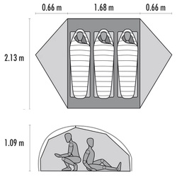 Namiot turystyczny MSR FREELITE 3
