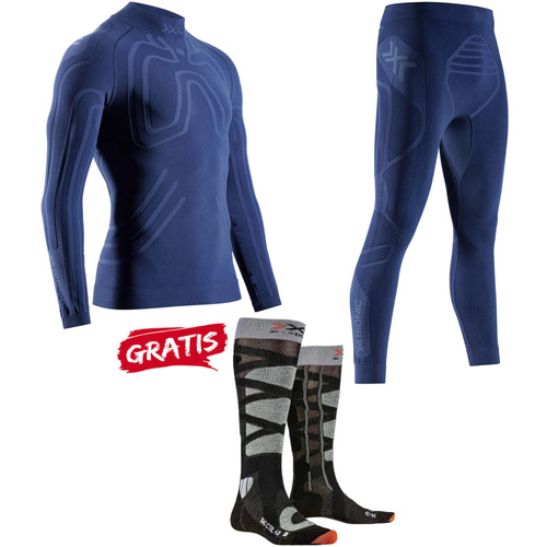 Zestaw / komplet bielizny męskiej X-BIONIC HEATLOOP + SKARPETY GRATIS