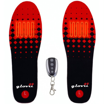 Ogrzewane wkładki do butów z pilotem GLOVII HEATED INSOLES