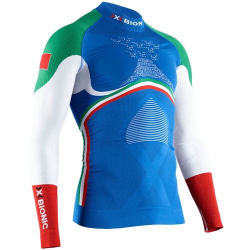 Koszulka z półgolfem X-BIONIC ENERGY ACCUMULATOR 4.0 SHIRT TURTLE NECK PATRIOT WŁOCHY