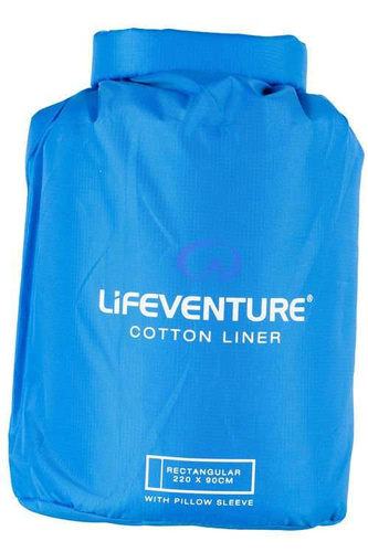 Wkładka do śpiwora LIFEVENTURE COTTON SLEEPING BAG LINER - prostokątna