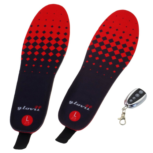Ogrzewane wkładki do butów z pilotem GLOVII HEATED INSOLES