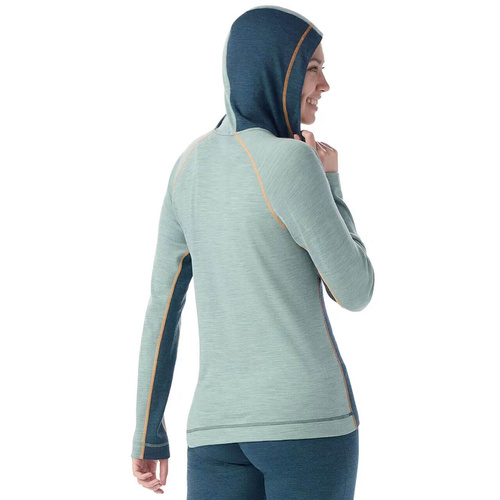 Koszulka wełniana z kapturem damska SMARTWOOL CLASSIC THERMAL MERINO 1/2 ZIP HOODIE