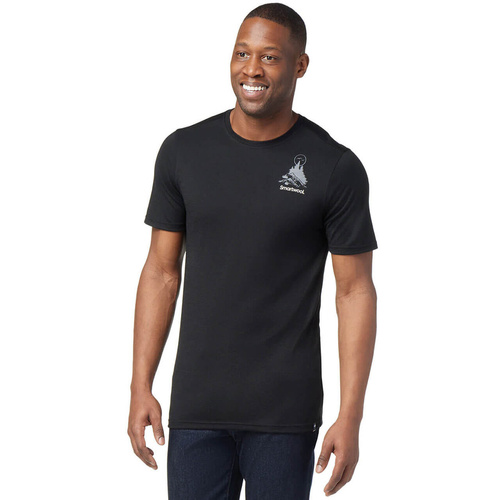 Koszulka wełniana męska SMARTWOOL WILDERNESS SUMMIT GRAPHIC TEE